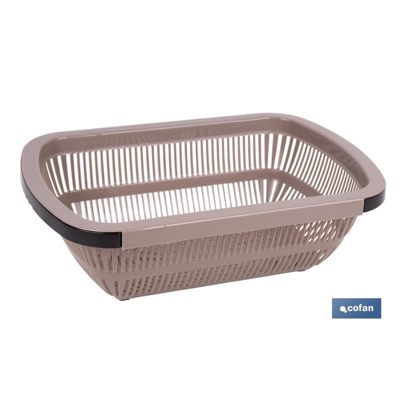 ESCURRIDOR RECTANGULAR EXTENSIBLE PIEDRA 50.5 X 24.5 X 11.5 CM