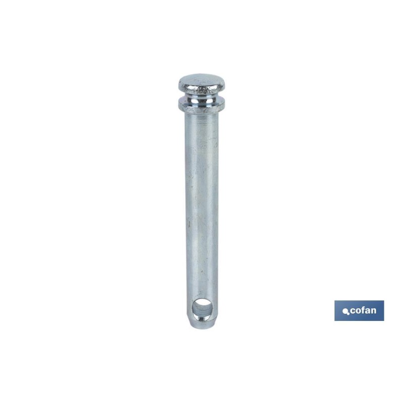PERNO PARA TERCER PUNTO CON CABEZA Ø19 X 120 MM