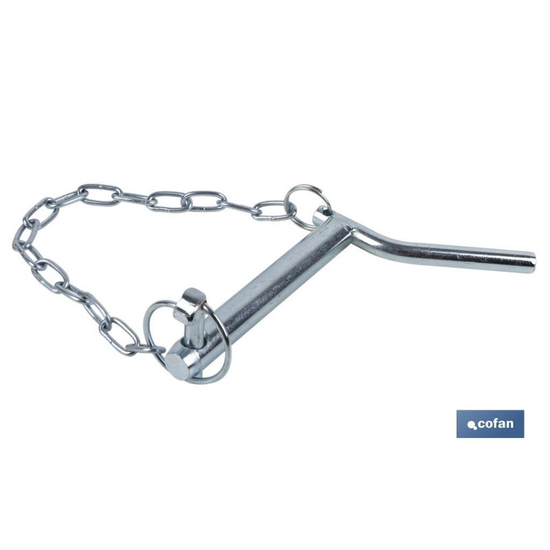 PERNO CON MANGO, PASADOR Y CADENA Ø19 X 125 MM