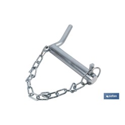 PERNO CON MANGO, PASADOR Y CADENA Ø22 X 125 MM