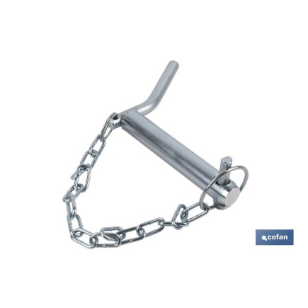 PERNO CON MANGO, PASADOR Y CADENA Ø22 X 125 MM