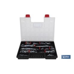 MALETÍN SURTIDO PASADORES R Y ANILLA (120 PCS)