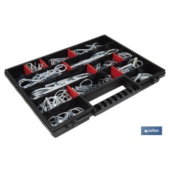 MALETÍN SURTIDO PASADORES R Y ANILLA (120 PCS)