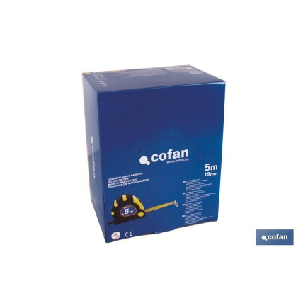 EXPOSITOR DE FLEXÓMETROS MAGNÉTICOS 19 MM X 5 M 12 UDS.