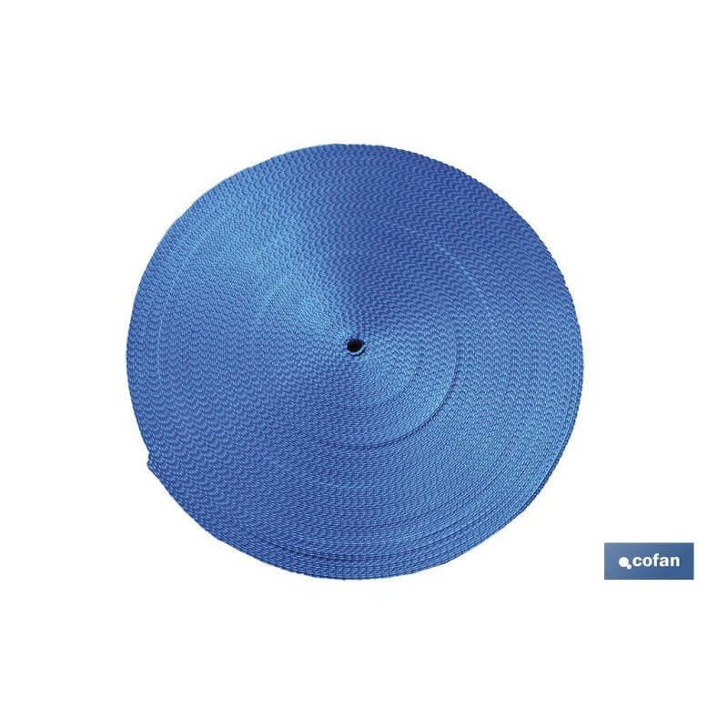 CINTA POLIESTER P/TRINCAJE 1500KGX100MTS