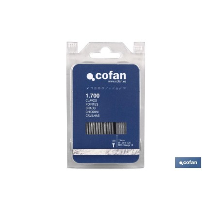 BLISTER CLAVOS SIN CABEZA W-15MM (2.000 PCS)