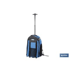 MOCHILA PORTAHERRAMIENTAS CON RUEDAS 35 x 20 x 55 CM