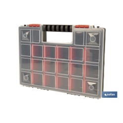 ESTUCHE ORGANIZADOR 20 COMPARTIMENTOS 344 X 249 X 50 MM