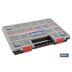 ESTUCHE ORGANIZADOR 20 COMPARTIMENTOS 344 X 249 X 50 MM