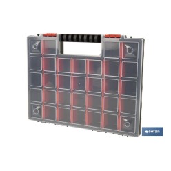ESTUCHE ORGANIZADOR 32 COMPARTIMENTOS 399 X 303 X 50 MM