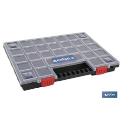 ESTUCHE ORGANIZADOR 32 COMPARTIMENTOS 399 X 303 X 50 MM