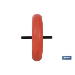 RUEDA CARRETILLA OBRA IMPINCHABLE C/VARILLAS