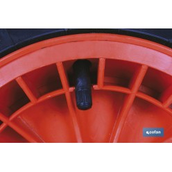 RUEDA CARRET. OBRA LLANTA ABS NEUMATICA