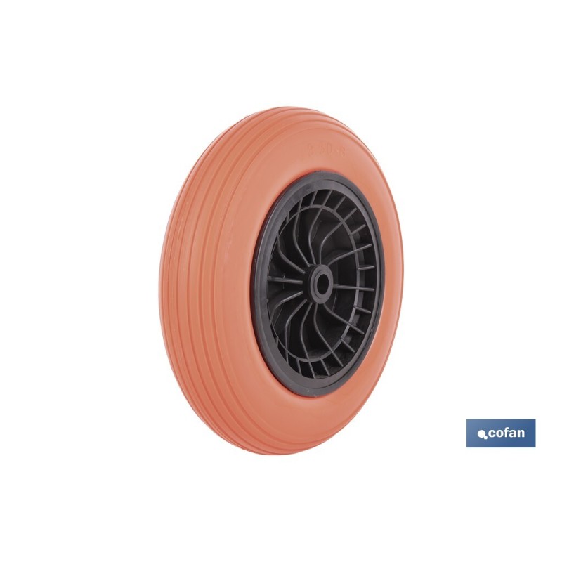 RUEDA CARRET. OBRA LLANTA ABS IMPINCHABLE