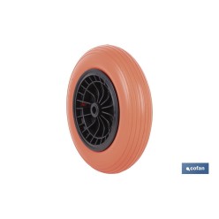 RUEDA CARRET. OBRA LLANTA ABS IMPINCHABLE