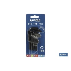 SET LLAVES TORX 7 Uds. (10-40)