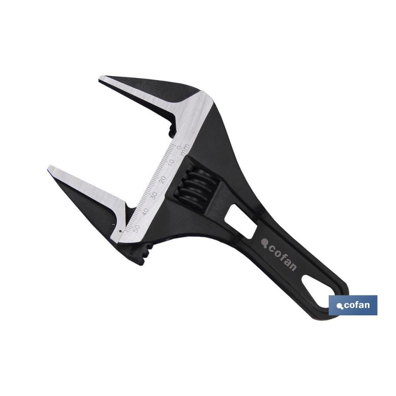 LLAVE AJUSTABLE GRAN APERTURA 12 CORTA