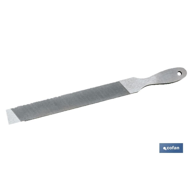 LIMA PLANA MANGO METAL 200mm GR-16 ENTREFINA