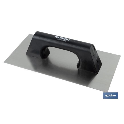 LLANA MODELO RECTANGULAR MANGO PLÁSTICO 300x150x0,7 mm