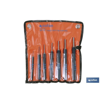 CONJUNTO 7 PCS BOTADOR CILINDRICO 1,5-6 MM