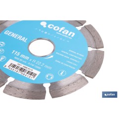 DISCO DIAM. UNIVERSAL BASICO 115 MM.