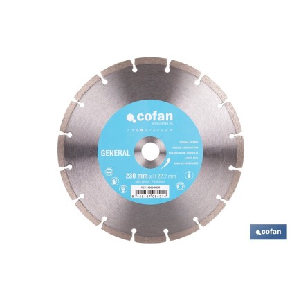 DISCO DIAM. UNIVERSAL BASICO 230 MM.