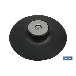 PLATO P/ DISCOS FIBRA Y SEMIFLEXIBLES 125 x M14