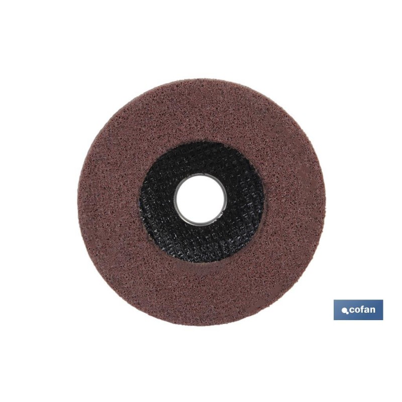 DISCO COMPACTO VELLON P/AMOLADORA ø125 4S MEDIO