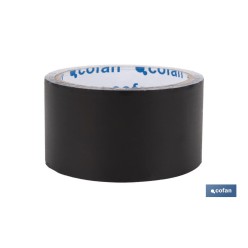 CINTA DE ALUMINIO NEGRA 30 MICRAS 50 MM X 10 M