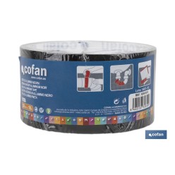 CINTA DE ALUMINIO NEGRA 30 MICRAS 50 MM X 10 M