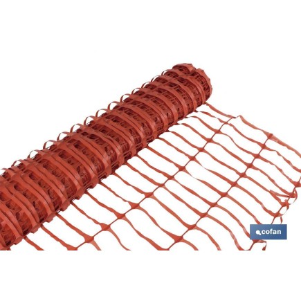 MALLA DE SEÑALIZACION OBRAS 1x50 m NARANJA