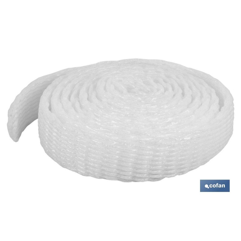 ROLLO MALLA TUBULAR ESPUMA ELASTICA 6/12cmx5mt