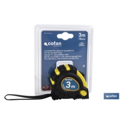 FLEXÓMETRO MAGNÉTICO 16 MM X 3 M