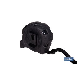 FLEXÓMETRO HOJA NEGRA DOBLE CARA 19 MM X 3 M