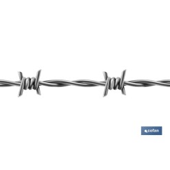 ALAMBRE DE ESPINO GALVANIZADO 1,7mm X 50m