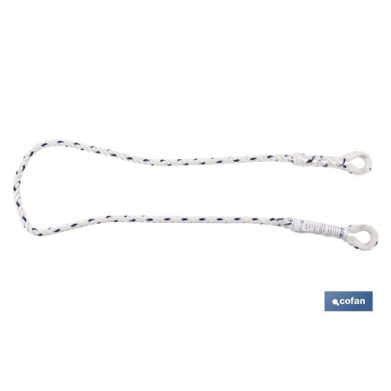 CUERDA DE SEGURIDAD P/ARNES 1,5 MTS.