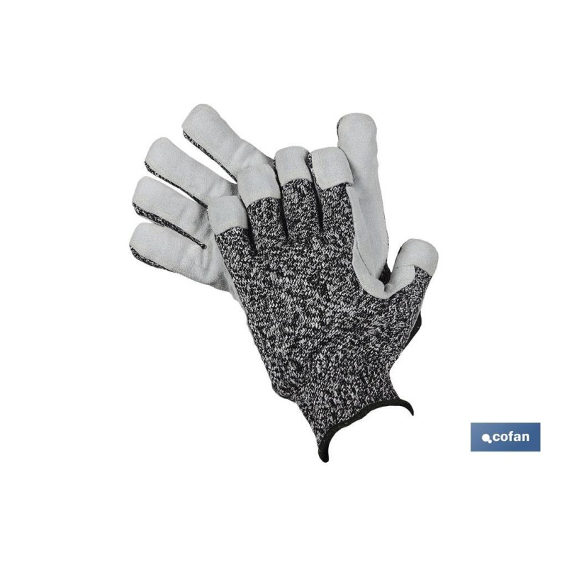 GUANTE ANTICORTE HIGH TENACITY C/REFUERZO T-9