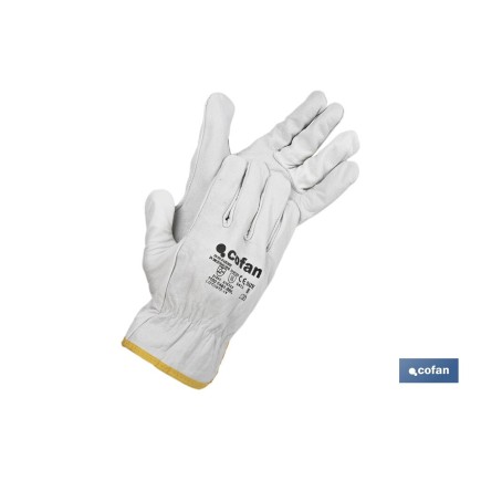 GUANTE PIEL FLOR ANTICALÓRICO TALLA 10