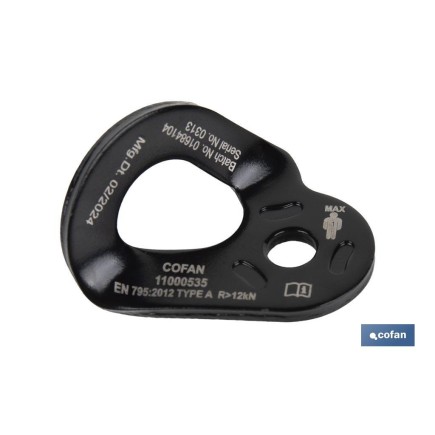 PLACA DE ANCLAJE DE ACERO M10 RUPTURA +23 kN