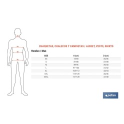 CHAQUETA TRABAJO WANKEE 245gms/m AZUL MARINO T-XXXL