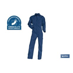 MONO DE TRABAJO TESLA 245gms/m AZUL MARINO T-XXL