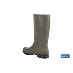 BOTA ALTA DE AGUA PVC VERDE TALLA 39