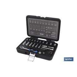 MALETIN 36 PCS PROFESIONAL VASOS 1/4