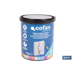MASILLA ELÁSTICA FIBRADA PARA EXTERIOR 1 KG