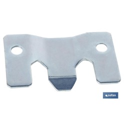 CHAPA ANCLAJE ZINCADA 60 X 35 MM