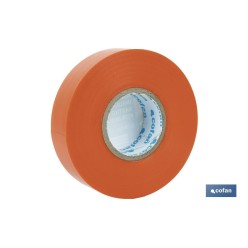 CINTA AISLANTE 180 Micras NARANJA 19mmX20 Metros