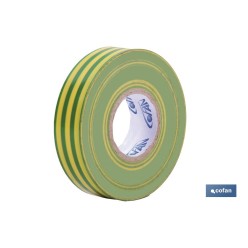 CINTA AISLANTE 180 Micras TOMA TIERRA 19mmX20 Metros venta unitaria