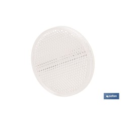 CATADIÓPTRICO REDONDO BLANCO Ø 60 MM ADHESIVO