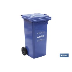 CONTENEDOR 2 RUEDAS 120 LITROS COLOR AZUL