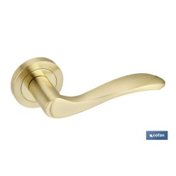 JUEGO MANIVELA ZAMAK PRAGA ROSETA REDONDA LATÓN